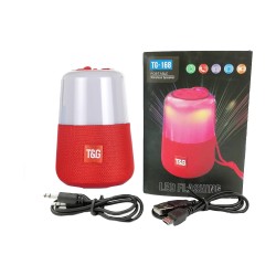 SPEAKER PORTABLE WIRELESS TG-168 AUX/USB/MEMORY CARD RED SPEAKER PORTABLE WIRELESS TG-168 AUX/USB/MEMORY CARD RED